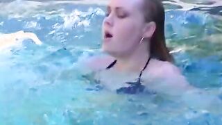 Sex-starved couple nailed at poolside