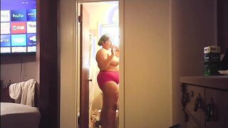 Spying on my bimbo fiance part one