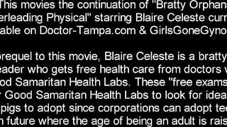 Doctor Tampa Examines His Newest Specimen, Pure Orphan Blaire Celeste Who's Been Adopted By Amazingly Hot Samaritan