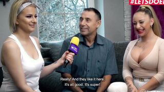 LETSDOEIT - (Dana Jayn) Long Breasts Deutsche Pornstar HardSex with An Older Man