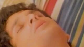Ass blonde mom whore blows rough penis then ride it by her vagina