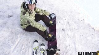 HUNT4K. Skillful Skier