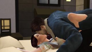 Bored Mistress Blows Lucky Bf's Penis - Simlish Dzire S2 E2 Sex Tape Only - 3D Animated