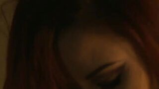 Dark Haired 18 Keeley Magee loves to taste warm cum