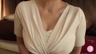 50-Year-Mature Bursting Hooters Married Woman, Mitsuko, Has a Young Man's Nakadashi Make Her Old Pussy Fire Up and She Screams and Comes! - Intro