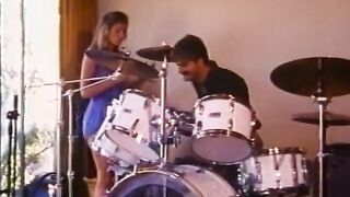 Hung musician bangs Hottie blonde hoe rough from the back