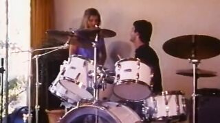 Hung musician bangs Hottie blonde hoe rough from the back