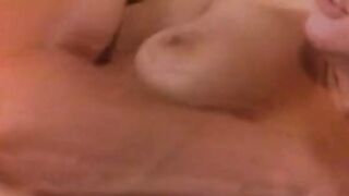Lucky stud gets bj and sticks his penis in blonde cunt with mouth's vagina