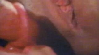 Dark Hair hottie sits and chair and deep throats a rough dick then gets drilled