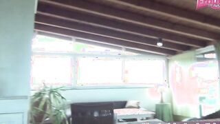 German slim blonde amateur MILF tries first porn on userdate