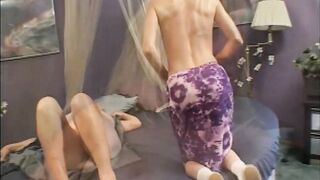 Older Grannies Young Underwear #2 - Older woman is waiting for the lovin' that only a young woman can provide