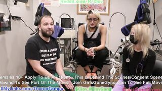 Channy Crossfire Returns For Humiliating Sophomore Gyno Exam Required For Students By Doctor Tampa & Nurse
