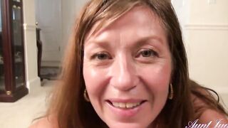 AuntJudys - 43yo Texas mom Step-Aunt Isabella gets a One Of A Kind Delivery (point of view)