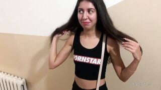 Adorable porn actress Katty West agreed to have sex with a stranger for cash