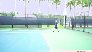 mom tennis instructor Girl is a nympho