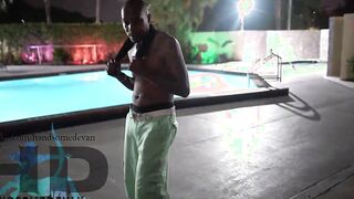 three long ass Milfs go from poolside to fucking 19y/o big black dick (Betty bang ,Miss Raquel , Selah Rain ,handsomedevan )