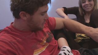Stepbrother rips stepsister's pantyhose and fucks her vagina - Chastity Lynn