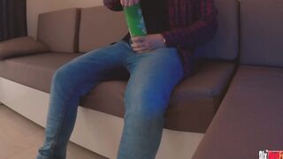 I put my cock inside a box of chips and served my stepmom! HER reaction was
