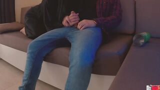 I put my cock inside a box of chips and served my stepmom! HER reaction was