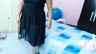 I like to be fuck wearing my white tights and riding like a horse ponyman instagram jsexycouple17