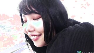 Aina Nanjyo has LONG JAPANESE HOOTERS - Amateur comes to hotel and blows penis, finger fucks, masturbates for us into first time porn sex tape pt2