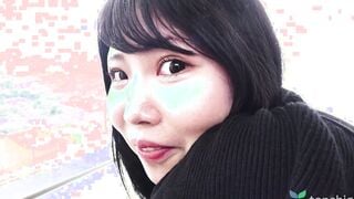 Aina Nanjyo has LONG JAPANESE HOOTERS - Amateur comes to hotel and blows penis, finger fucks, masturbates for us into first time porn sex tape pt2
