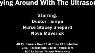 9 Month Pregnant Nurse Nova Maverick Let Doctor Tampa & Nurse Stacy Shepard Play Around With