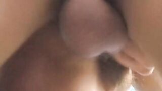 Old whore give fellatio and gets her twat filled with shaft