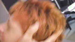 sexy cuttie gets her vagina pounded rough by a big pole indoors