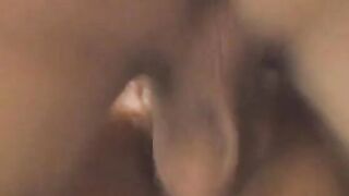 sexy cuttie gets her vagina pounded rough by a big pole indoors