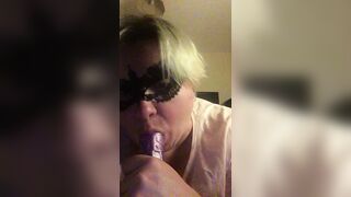 Shybbw100 sucking off and gagging