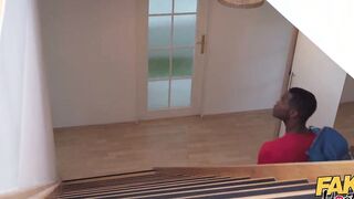 Fake Hostel - Red sexy 3some with Dutch Black Beauty slender natural Czech 18 and long