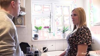 AuntJudysXXX - Bombshell BBW cougar Charlie Rae Fucks her Lazy Step-Nephew