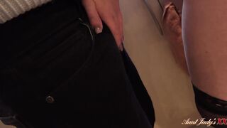 AuntJudysXXX - Bombshell BBW cougar Charlie Rae Fucks her Lazy Step-Nephew