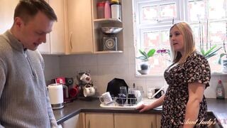 AuntJudysXXX - Bombshell BBW cougar Charlie Rae Fucks her Lazy Step-Nephew