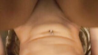 beauty thot gets facial after sucking off penis and taking penis deep into her fucked holes