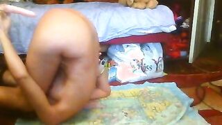 Yoga positions nailed vagina toy amazing size into different yoga positions on the flo and orgasm