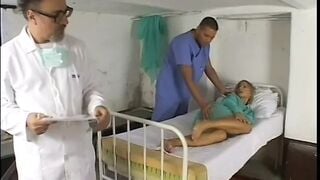 Male nurse gets to nailed this voluptuous blonde sexy patient