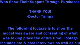 Become Doctor Tampa, Gives Blaire Celeste Yearly Gyno Exam Physical With Help From Nurse Stacy Shepard