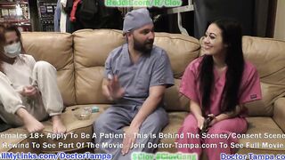 Become Doctor Tampa, Gives Blaire Celeste Yearly Gyno Exam Physical With Help From Nurse Stacy Shepard