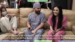 Become Doctor Tampa, Gives Blaire Celeste Yearly Gyno Exam Physical With Help From Nurse Stacy Shepard