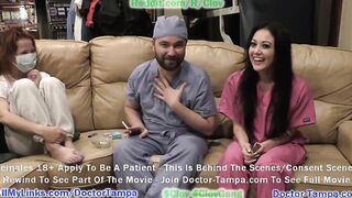 Become Doctor Tampa, Gives Blaire Celeste Yearly Gyno Exam Physical With Help From Nurse Stacy Shepard