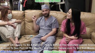 Become Doctor Tampa, Gives Blaire Celeste Yearly Gyno Exam Physical With Help From Nurse Stacy Shepard