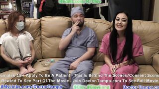Become Doctor Tampa, Gives Blaire Celeste Yearly Gyno Exam Physical With Help From Nurse Stacy Shepard