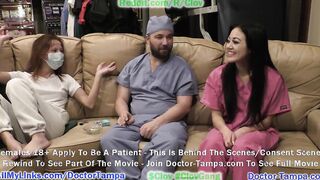 Become Doctor Tampa, Gives Blaire Celeste Yearly Gyno Exam Physical With Help From Nurse Stacy Shepard