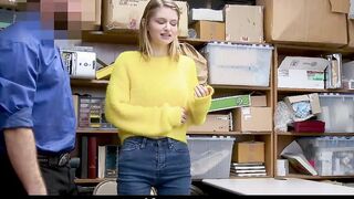 Eighteen Getting Strip Searched and Fuck By Pervy mall Guard