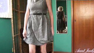 AuntJudys - 42yr-mature Real Cougar-Next-Door Skyler (Upskirt & Lingerie)