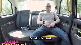 Female Fake Taxi Tea b. squirting and rough plowed with Georgie Lyall
