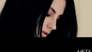Incredible Sexy performer fingerbangs her bushy twat to an insane orgasm