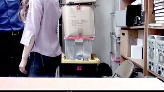 Teenagers Caught Stealing Sex Toys and Gets Deep Cavity Searched by Perv Officer